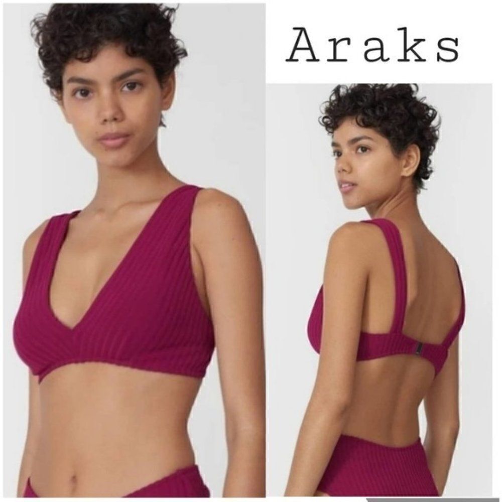 NWOT Araks Una Bikini Top